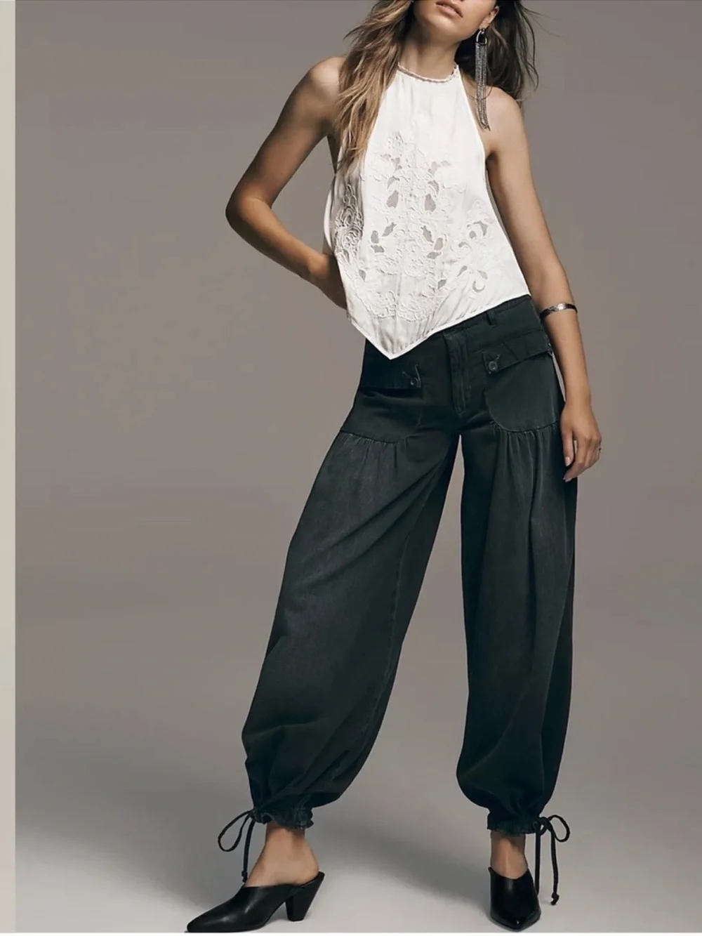 Free People Lotus Balloon Jeans #2587
